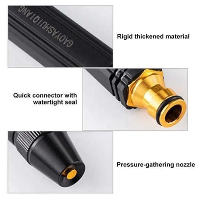 High-Pressure Water Spray Nozzle – Adjustable Garden &amp; Car Washer