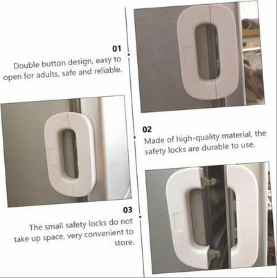Child Safety Lock – Double Button Design