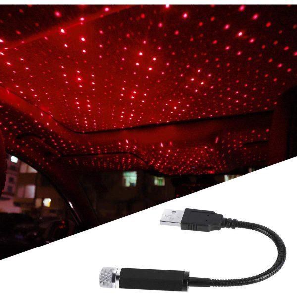 Car Roof Star Projector Light – USB Ambient Ceiling Lamp